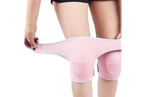 ARTOCT Adjustable Protective Knee Pads,Soft Sponge Dance Knee Pad for Women Girls,Breathable Anti-Fall Sports Knee Pads Protector for Dance Yoga Sports Volleyball