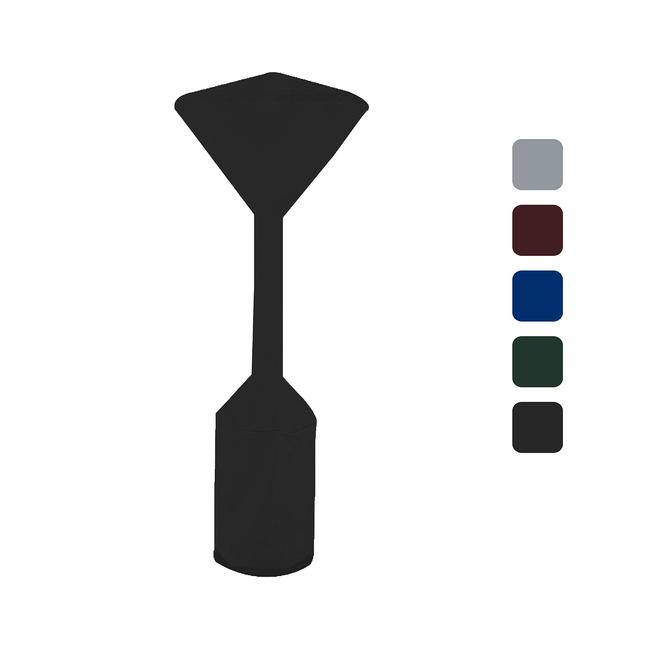 Patio Heater Cover - Waterproof, Air Vents, 100% UV-Resistant, 18 Oz 1000 D PVC Coated, Outdoor Furniture Stand up Heater Covers with Zipper for Snug fit