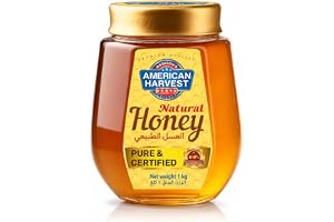 American Harvest Honey Hexa Jar | Dairy, Nut, Gluten-Free | 1kg
