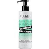 Redken Hydrating Curl Anti-Frizz Curl Cream 250ml | Curl cream and curl definer with anti-frizz action. Provides 72 hours of