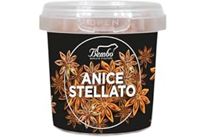 BEMBO QUALITÀ D'AUTORE Anice Stellato Bembo 20 g - Spezia dal Sapore Dolce, con Retrogusto di Cannella e Chiodo di Garofano - Ideale per Carni, Pesci, per Dolcificare Tè e Caffè - Spezia più Usata nella Cucina Orientale