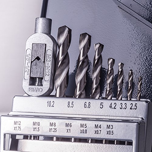 POWERFIX® Gewindebohrer & Bohrer Satz HSS-G – 15 tgl. - 4