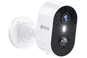 ANRAN 2K Wireless Security Camera Outdoor/Indoor, AI Motion Detection, Color Night Vision Home Security Camera, 2-Way Talk, Spotlight Siren Alarm, Battery Operated Security Camera, Work with Alexa, C2