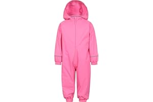 Mountain Warehouse Spright Junior Combinaison de Pluie imperméable - Imperméable et très Chaude avec Coutures étanches et Doublure en Polaire - pour l'automne