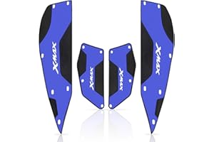 CXEPI Moto Anteriore Posteriore Poggiapiedi Pad per XMAX 125 250 300 400 XMAX125 XMAX250 XMAX300 2017-2024,Blu