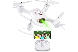 Loolinn | Drone per Bambini con Telecamera - Drone Bambini Idee Regalo, Trasmissione in Tempo Reale, Acrobazie a 360°, C0 (Regalo per Ragazzi e Ragazze)