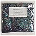 Produktbild Chunky Flitter Staubbeutel – Wein Glas Nail Art Kosmetik Face Farben Craft Floristen Festival 10, 50, 100 g, Chunky Mermaid 50g