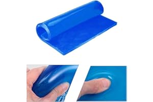 PLSUSJHAO PJhao LKW Motorrad Sitz Gel Pad Dämpfung Matte Komfortable Weiche Kissen DIY Blau (20 x 20 x 2 cm)