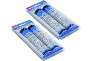 (2 Packs de 2) Doble cartucho de grasa 85 g, para pistola engrasadora Hilka Mini