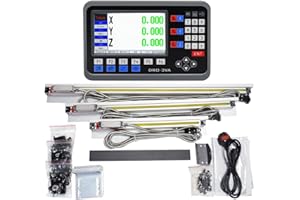 3 Achsen Digitalanzeige-kit ToAuTo Digital Anzeige mit 3 Axis Linear Maßstab für Mühle, Bohrmaschine, EDM ( 250mm + 350mm + 600 mm)