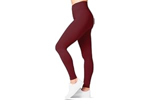 SATINA High Waisted Leggings for Women - Ladies Stretchy Gym and Yoga Leggings, Women's Workout Pants for Comfortable All Day Wear