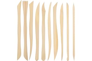 KroY PecoeD 10 Stücke Modellier Werkzeuge Ton Set Clay Tools Keramik Werkzeuge Doppelseitige Sculpting Werkzeuge ​für Anfänger Profis und Künstler