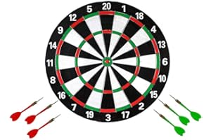 VETRINE IN RETE Vetrineinrete® Bersaglio tiro a Segno dardo con Freccette Giochi con Freccette per Bar Locale casa da 41 36 22 29 e 15 cm Gioco frecce Doppio Lato con Gancio da Parete
