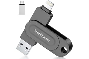 Vefsna - Memoria USB 3.0 externa certificada iPhone Apple, 512 GB, flash Lightning 3 en 1 para iPhone, OTG, Android, iPad, PC