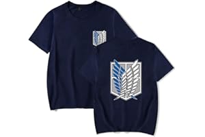 LKY STAR Attack On Titan Camiseta Shingeki no Kyojin Scouting Legion T-Shirt Cosplay
