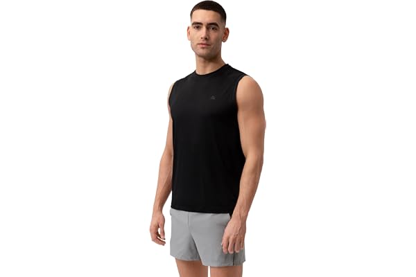 DANISH ENDURANCE Débardeur de Sport, Gilet de Course, sans Manches, pour Hommes, Lot de 1 ou 2 - T-Shirt Homme sans Manches