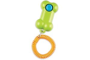 Brightkins Clicker para Perros – Diseño en Forma de Hueso con Muñequera – Desde 3 Años – Herramienta para Adiestramiento y Refuerzo Positivo