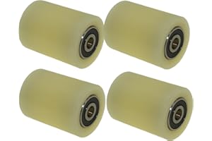 LASANA SMART MACHINES 4 rulli in nylon 30 mm diametro 40 mm larghezza 6 mm cuscinetto precisamente lavorato nell'UE (30-40-6)