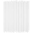 Disposable Drinking Straws - 7 3/4 Inches Long - Standard Size (Clear, 250)