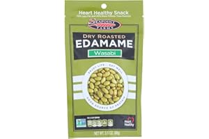 Seapoint Farms - DRY ROASTED EDAMAME - WASABI - 2 x 3.5 oz / 100 g