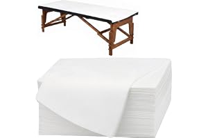 Engångs lakan, 100 stycken 80 x 180 cm fleecelakan, engångs massagesäng, dyna, en gång massagedyna, för skönhetssalong SPA sj