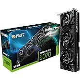 Palit GeForce RTX5070 Infinity 3 12GB 192Bit GDDR7 Ekran Kartı NE75070019K9-GB2050S