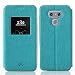 Produktbild LG G6 Hülle, Feitenn dünne Premium PU Leder Flip Handy Schutzhülle mit dem Ansichtsfenster | TPU-Stoßstange, Magnetverschluss, Kameraschutz- und Standfunktion Brieftasche Etui (Blau)