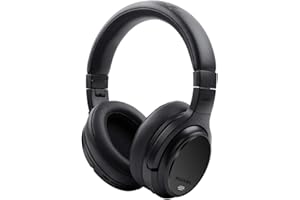 Roxel HD-NC60 Casque pliable sans fil avec réduction active du bruit Bluetooth Compatible avec les appareils Android et iOS Réception d’appels entrants avec micro intégré