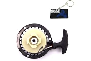 STONEDER Aluminum Easy Pull Start Recoil Starter Part For 2 Stroke 47cc 49cc Engine Mini Moto Pocket Bike Dirt ATV Quad Crosser