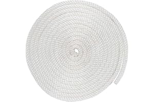 WEST COAST PARACORD Solid Braid Nylon Rope - 1/2 Inch x 10 Feet - White