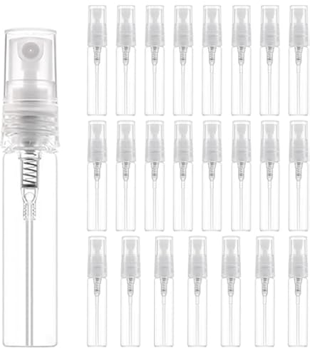 Flacone Spray Per Profumo In Vetro Rotondo Vuoto Trasparente Da 50 Ml - Tappo Sferico - Foto 5