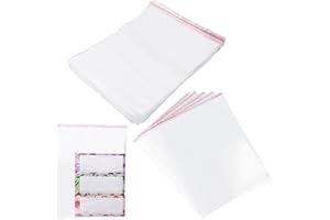 Mesybveo 60 Stück Zip Beutel Transparente, 30x40 cm Wiederverschließbare Plastiktüten, Druckverschlussbeutel, Reißverschlusstaschen Großes Kapazität, Polybeutel für Alle Arten von Snacks