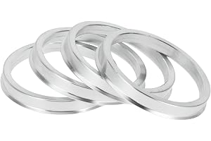 INFINAUTO Hub centriska ringar, 63,4 mm ID till 73,1 mm OD fordonshjul Hubrings aluminiumlegering, 4 st