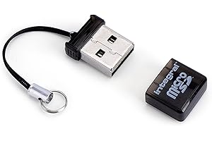Integral Adapter czytnika kart pamięci micro SD USB2.0 – kompaktowy, Plug & Play, kompatybilny z microSD, microSDHC i microSDXC
