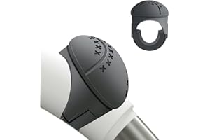 Hoquare Steering Wheel Knob, Black Car Steering Wheel Grip, Power Steering Aid Ball Grip Universal Car Wheel Spinner for Cars, Semi Truck, Forklifts, Tractors, Boat, and Golf Cart