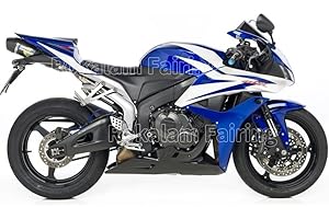 ROKALAM blau für F5 weiß schwarz Body Kit CBR600RR 07 08 CBR 600 600RR CBR600 RR cbr600-rr 2007 2008 Verkleidung Komplett Set (Spritzguss)