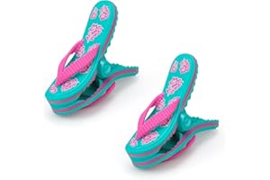 2 Piezas Clips para Toallas de Playa, JANDH Pinzas para Toallas de Playa, Pinzas Toalla, Clips Portátiles para Toallas a Prueba de Viento Clips para Abrigos para el Hogar Viajes al Aire Libre