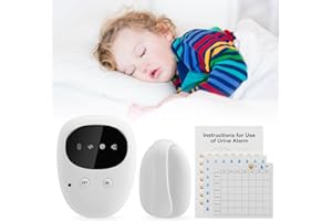 VIHBRAI Wireless Bed Wetting Alarm,USB Rechargeable Bed Wetting Alarm Children with High Sensitivity Sensor,Bedwetting Sensor Monitors with Sound and Vibration for Kids and Elderly