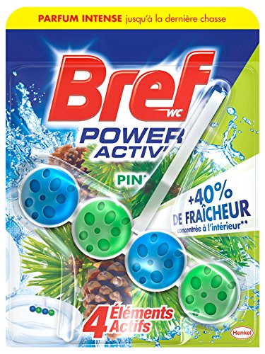 Bref Bloc Nettoyant WC Power Activ Pin 50 g