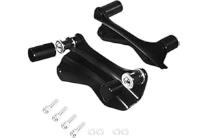 RUDYNESS 4 Point Docking Hardware Kit with Covers Compatible for Harley Touring Street Glide Electra Glide Road Glide Road King 2014-2024 (Gloss Black, 4Point Docking Hardware Kit with Docking Bolt Caps)