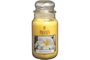 Price's Candles - Candela in Giara Grande Frangipani - Durata Fino a 150 ore di Combustione