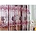 Youpin 2pcs Luxurious Voile Curtains 1mx2.5m Upscale Jacquard Yarn Curtains Tulle for Door Window Decor (Purple)