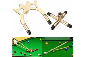Excellent112 2 pcs Billard Cue Rack Laiton Cross Spider Support Accessoire pour Billard Table de Billard Cue Stick