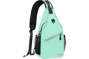 ‎MOSISO MOSISO Brusttasche Sling Bag Sling Rucksack Schulterrucksack,Polyester Multipurpose Crossbody Schultertasche Umhängetasche Sporttasche Reise Wander Daypack für Herren Damen