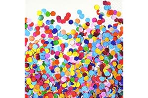‎TESTEL 20 Servietten Konfetti bunt/Party/Geburtstag/Fasching/Karneval 33x33cm
