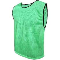 Chasubles D'Entraînement Sportif - Taille Enfant à Adulte - Couleurs Vives - Pour Football, Rugby