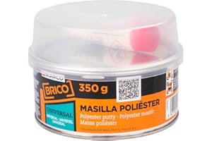 MIARCO 10734 - Masilla de poliester de dos componentes Universal Miarco Brico+Catalizador 340g + 10g
