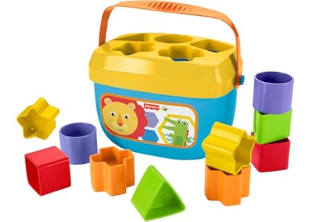 Fisher-Price Baby's First Building Blocks, babyleksak från 6 månader, 9 månader, plug-in-spel från 1 - Amazon Deal & Rabatt
