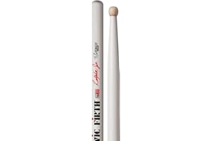 Vic FIrth - Baqueta para cajas serie Corpsmaster® Signature - Ralphie Duroimon Jr. - Punta de Madera - color blanco