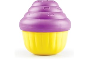 Brightkins Dispensador Grande de golosinas para Cupcakes, Rompecabezas para Mascotas, Juguetes interactivos para Perros, dispensador de golosinas, Juego Interactivo de alimentación Lenta, Juguetes